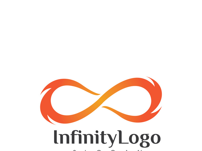 Infinity Design Vector icon illustration Logo template design