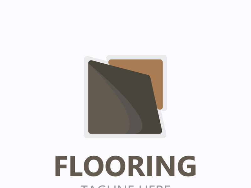 Elegant Tile Flooring Logo Design business store building Template