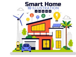 10 Eco Friendly Smart Home Illustration preview picture