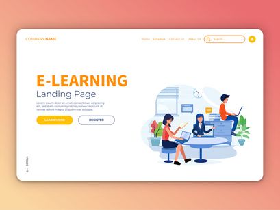 [Vol. 7] Online Stuff - Landing Page Illustration