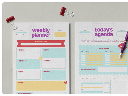 Daily Weekly Activity Planner