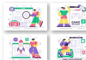 10 Game Development Process Illustration