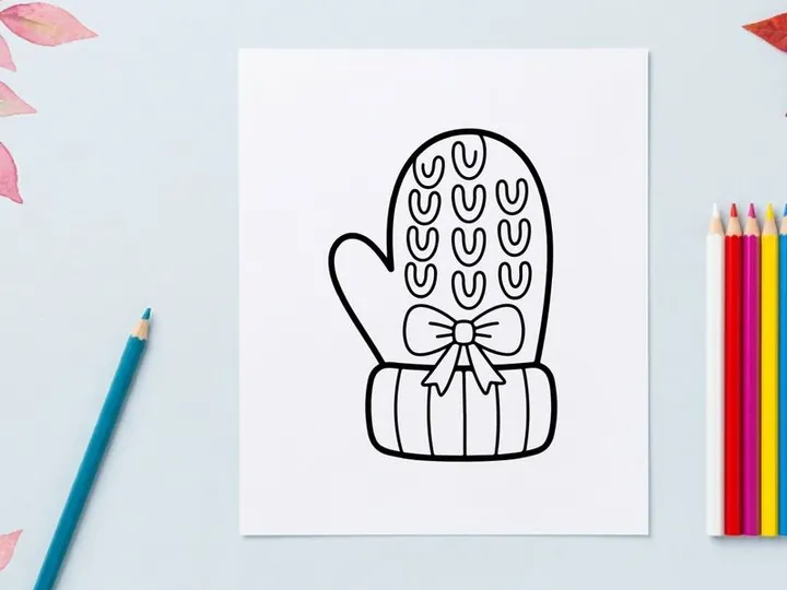 Hand holding a Halloween gift bag with candy. Spooky trick-or-treat pouch decorated with ghost and bow for festive celebrations.