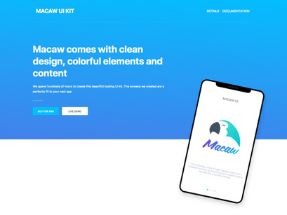 Macaw UI + React-Native Theme