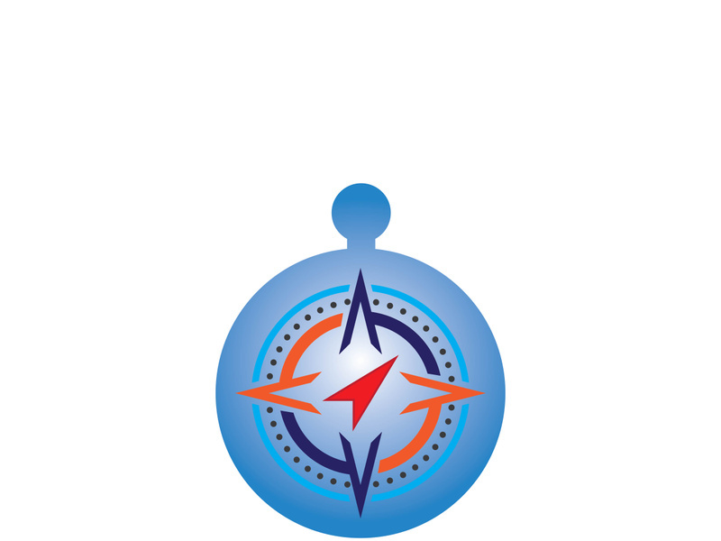 Compass logo template vector icon illustration design