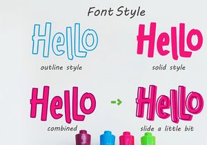 Hello Freeday Playful Font