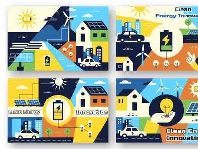 10 Clean Energy Innovation Illustration