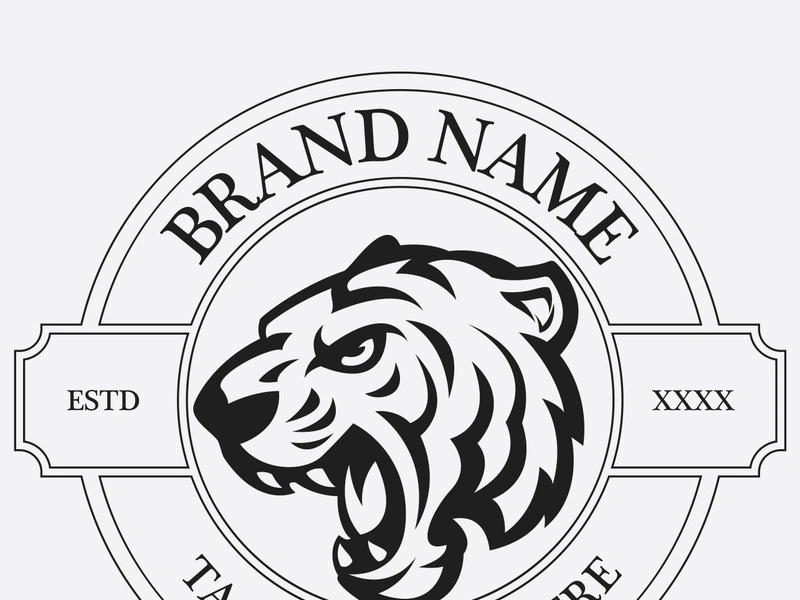 Tiger logo vintage