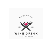 Wine drink Vintage logo label with glass or beer premium, bars, clubs, cafes company