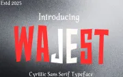 Wajest-Cyrillic Sans serif