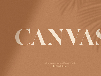Canvas Font Family - Free Demo