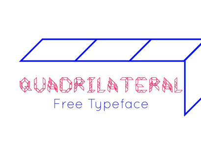Quadrilateral – Free Font