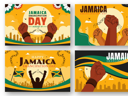 10 Jamaica Emancipation Day Illustration