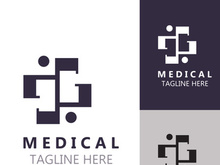 Medical  logotype health care simple modern design illustration template