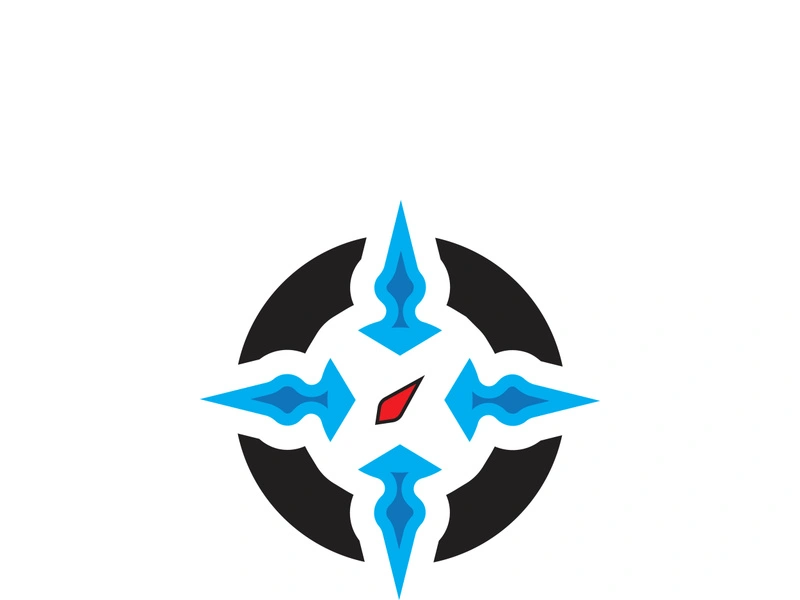 Compass logo template vector icon illustration design