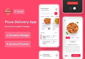 Pizza Delivery App Design