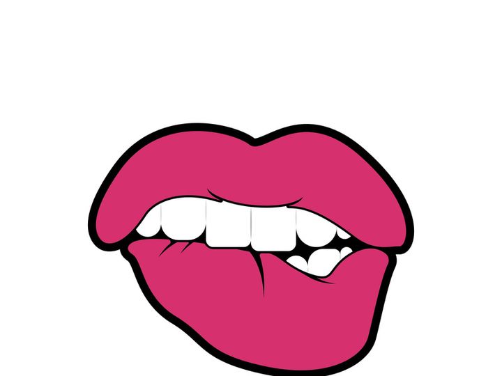 Woman's lips icon vector illustration design template