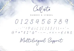 Callista - Signature Font