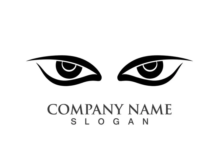 Eye Care vector logo design