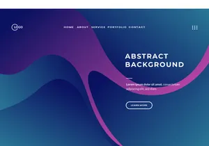 3D Navy Blue Aesthetic Abstract Background