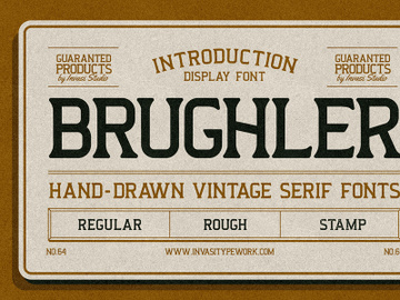 Brughler - Vintage Serif Display preview picture