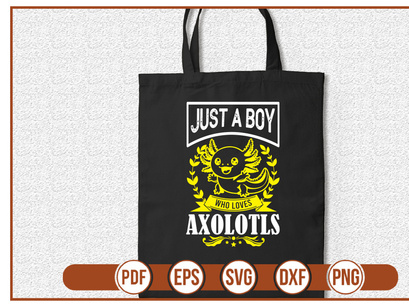 Just A Boy Who Loves Axolotls