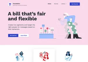 Foundation Free Landing Page