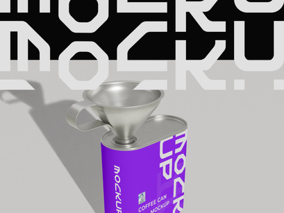 Coffee Can Funnel Mockup