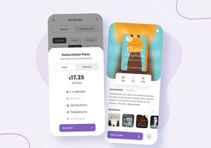E-Book Mobile App Design