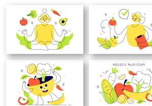 10 Holistic Nutrition Illustration