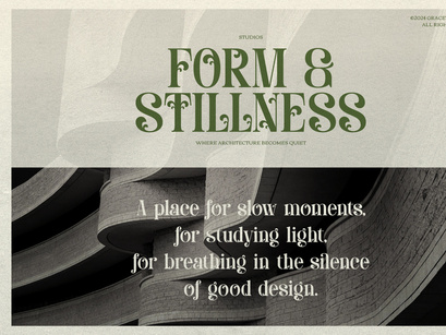 Davenor | Display Serif Font