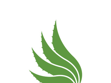 Aloe Vera logo icon design symbol beauty skin care preview picture