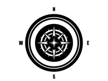 compass icon isolated on background.modern flat compass pictogram,business,marketing,internet concept.trendy simple vector symbol for websitedesign or button to mobile app.logo illustration.