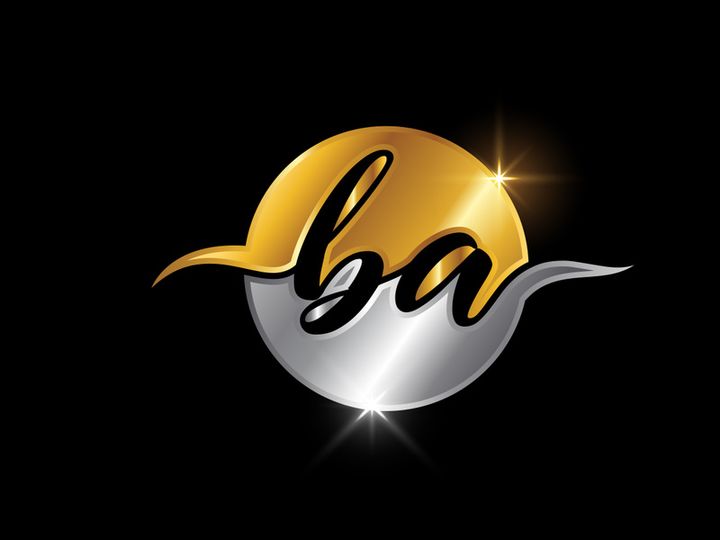 Initial Letter B A Logo Design Vector. Graphic Alphabet Symbol For Corporate Business Identity