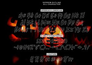 Serrem Spooky Two Style Font
