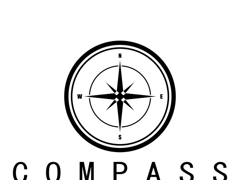 compass icon isolated on background.modern flat compass pictogram,business,marketing,internet concept.trendy simple vector symbol for websitedesign or button to mobile app.logo illustration.