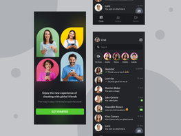 Messenger Mobile App Design. preview picture