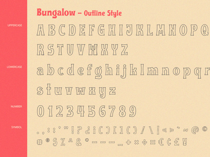 Bungalow - Display Font