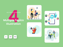 Multiple topics illustration M9
