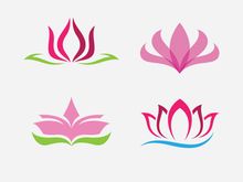 Lotus Logo Icon Vector Illustration