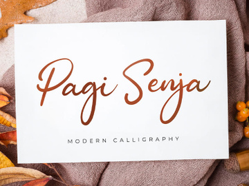 Pagi Senja - Calligraphy Font preview picture