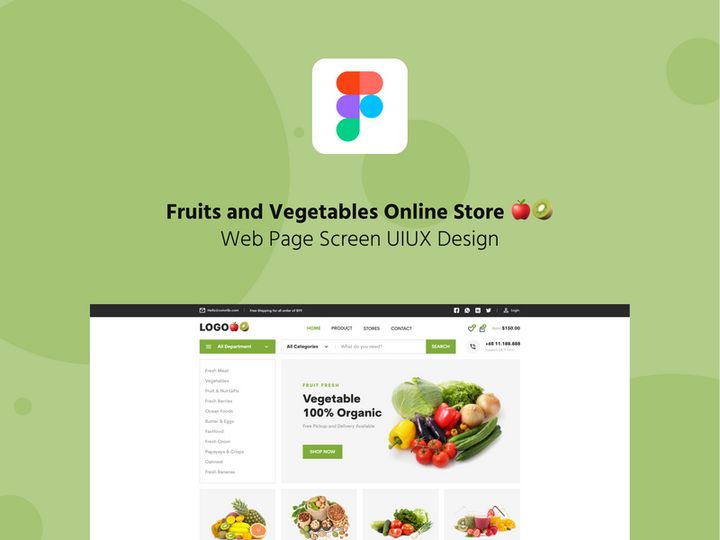 Fruits and Vegetables online store 🍎🥝