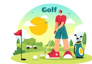 10 Golf Sport Illustration