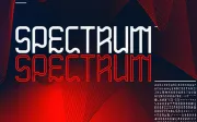Spectrum Free Display Font
