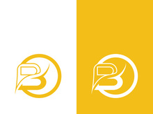 B letter logo template vector illustration