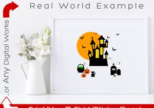 Halloween Haunted House SVG Scene Bundle