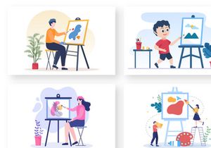 15 Painting Flat Illustration