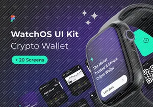 WatchOS Crypto Wallet UI Kit