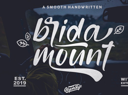 Bridamount Smooth Handwritten with Extras preview picture