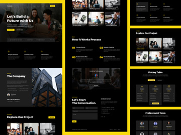 Digital Agency Website Business Figma Template preview picture